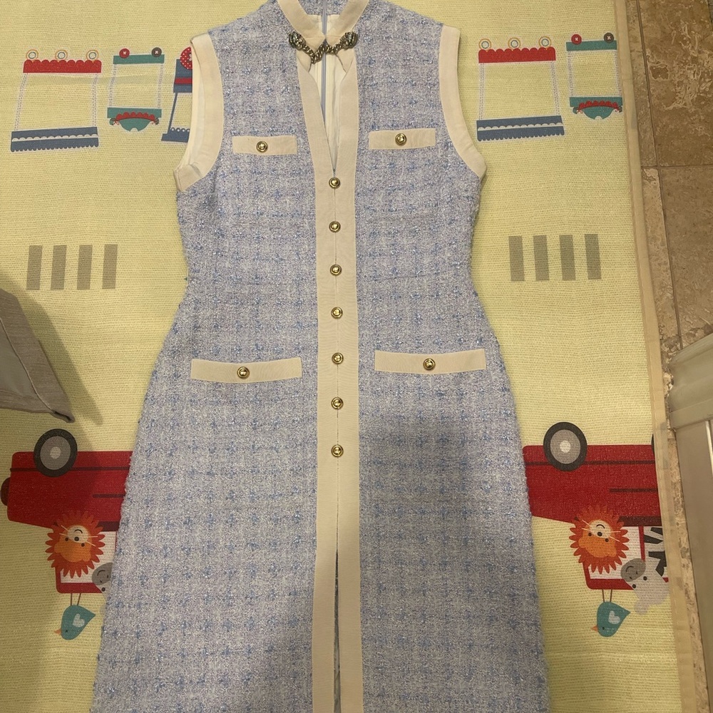 gucci tweed dress